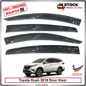 Toyota Rush 2018 AG Door Visor Air Press Wind Deflector (Big 12cm Width)